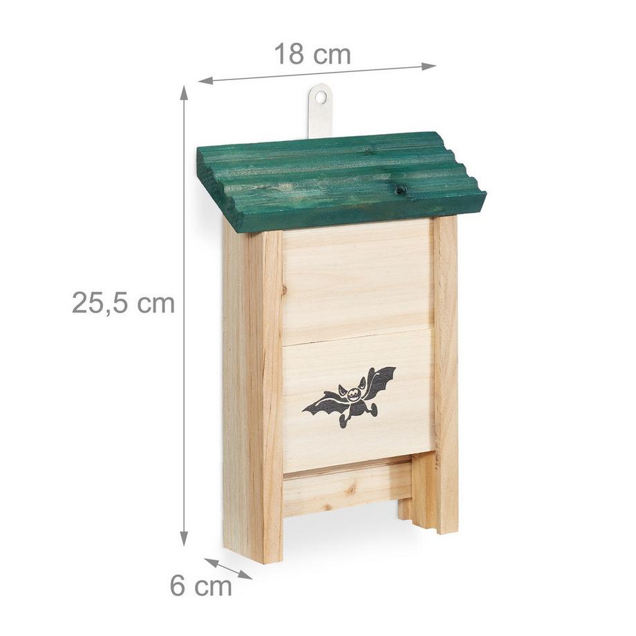 B2X  Fledermaushaus mit Gründach 