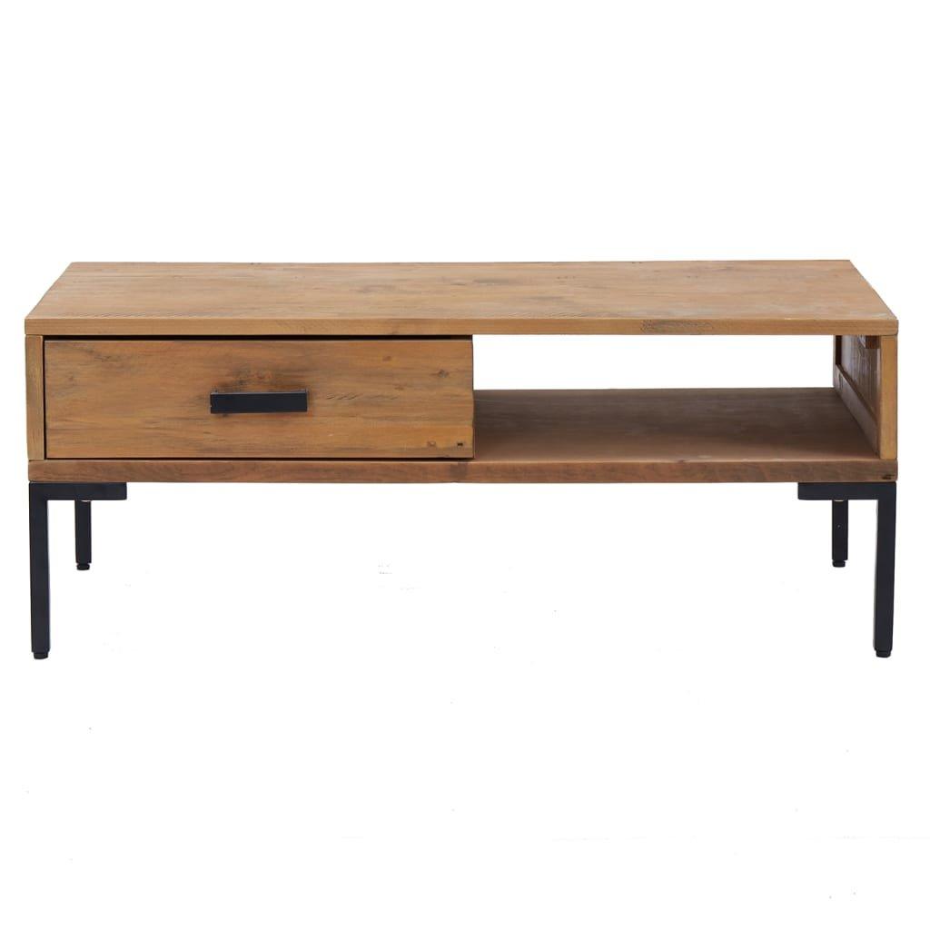 VidaXL Table basse bois de pin  