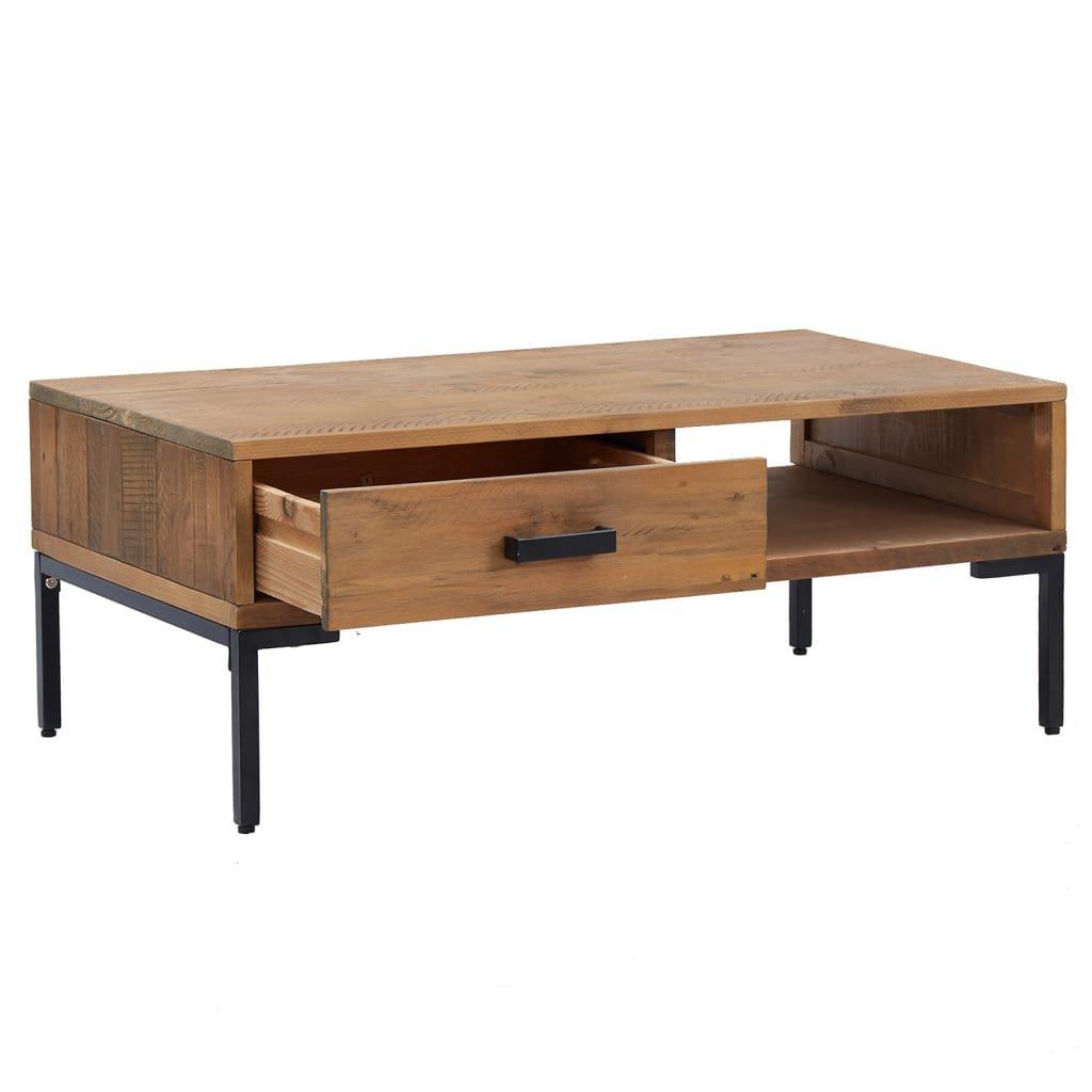 VidaXL Table basse bois de pin  