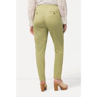 Ulla Popken  Pantalon chino Rena, jambe carotte, taille confortable, stretch 