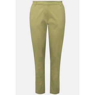 Ulla Popken  Pantalon chino Rena, jambe carotte, taille confortable, stretch 