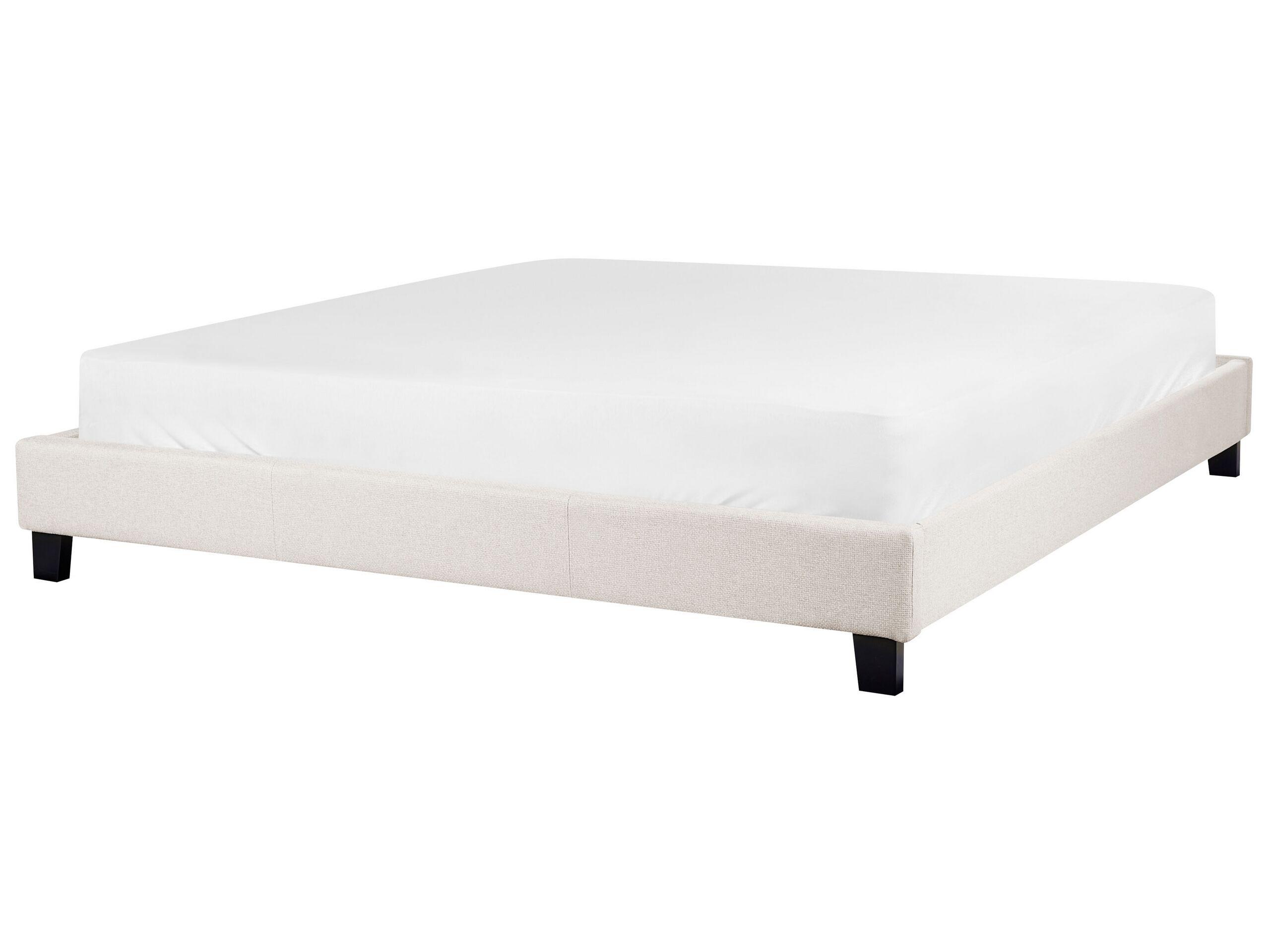 Image of Bett mit Lattenrost aus Polyester Skandinavisch ROANNE Bett mit Lattenrost aus Polyester Skandinavisch ROANNE