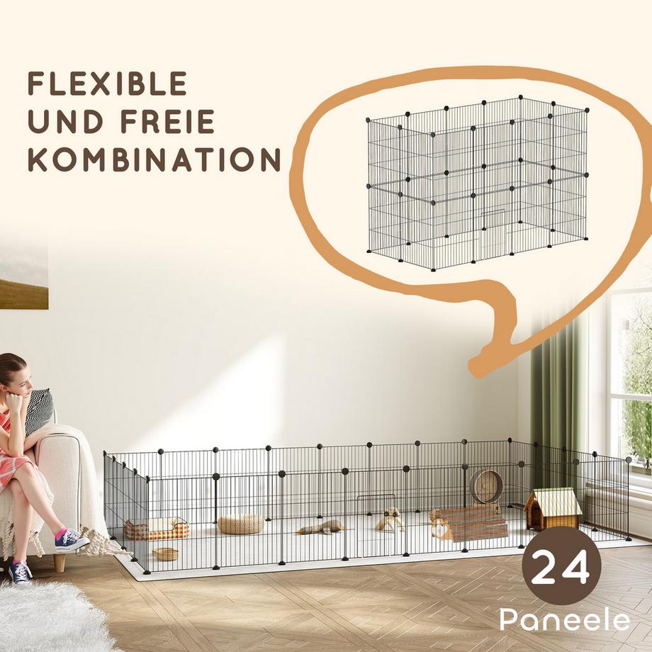 PawHut  Enclos pour petits animaux 