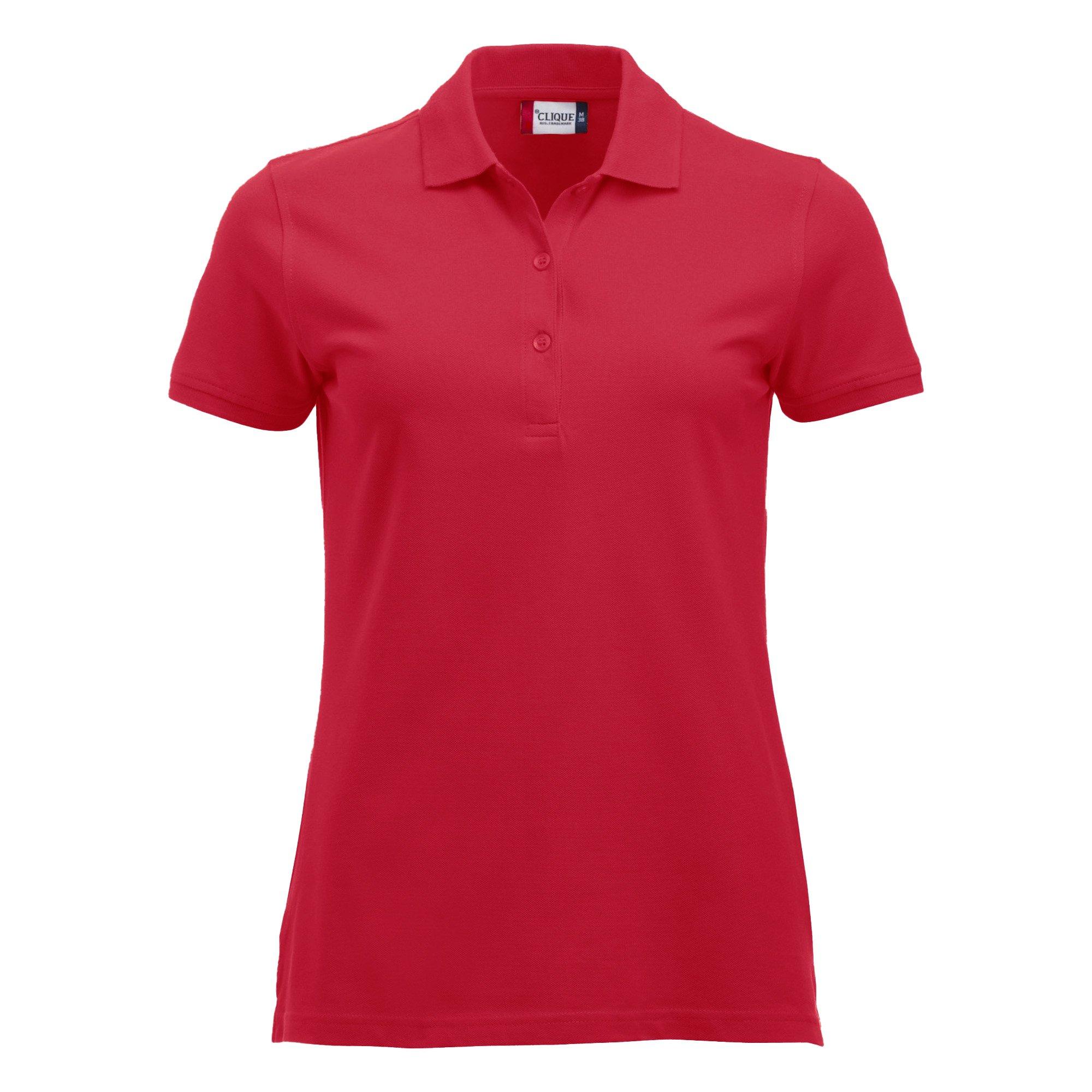 Image of Classic Marion Poloshirt Kurzärmlig Damen Rot Bunt XXL