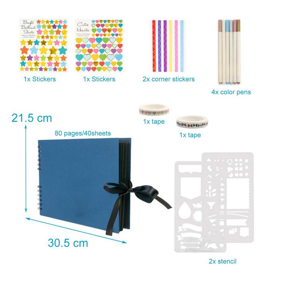 Intirilife Fotoalbum Fotobuch zum selbst gestalten  