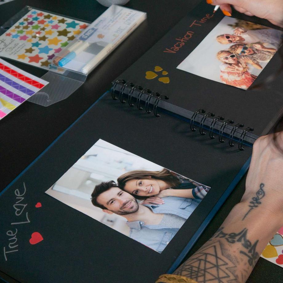 Intirilife Fotoalbum Fotobuch zum selbst gestalten  