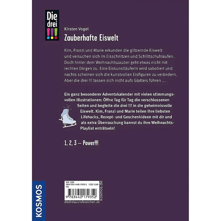 Die drei !!!, Zauberhafte Eiswelt Vogel, Kirsten; Biber, Ina (Illustrationen); Misselwitz, Franziska (Illustrationen) Gebundene Ausgabe 