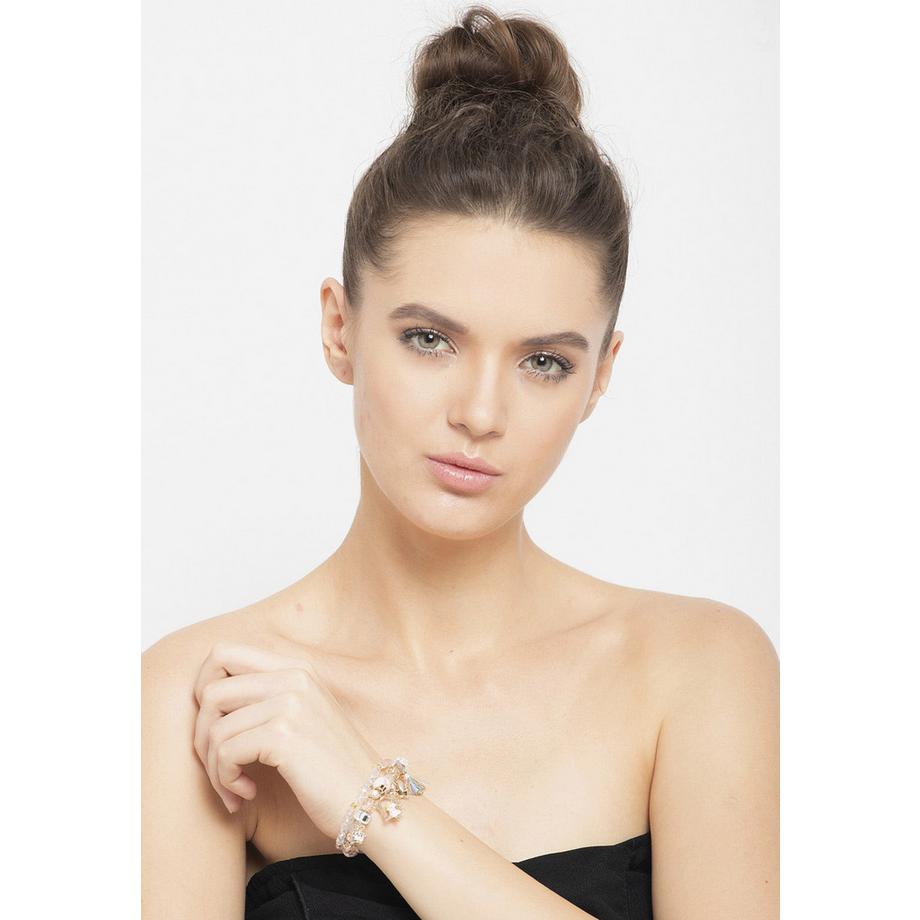 AVANT-GARDE PARIS  Deux bracelets Boho à double rang avec gland et breloques 