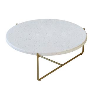 Tikamoon Table basse en terrazzo et métal confetti Anatole  