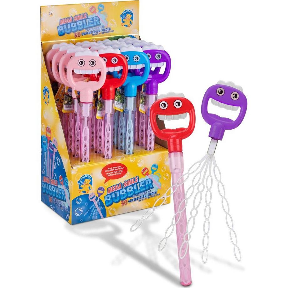 PUSTEFIX  Mega Smile Bubbler Seifenblasenspielzeug 