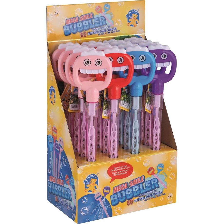 PUSTEFIX  Mega Smile Bubbler Seifenblasenspielzeug 