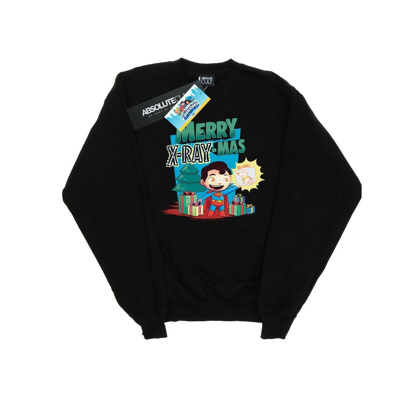 DC COMICS  Sweat SUPER FRIENDS MERRY XRAYMAS 