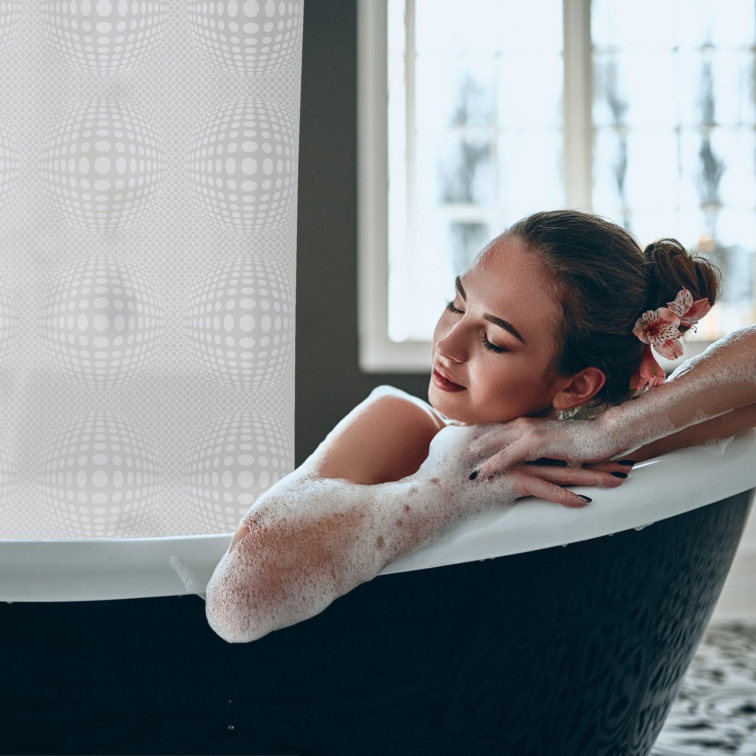 B2X Rideau de douche à motifs  