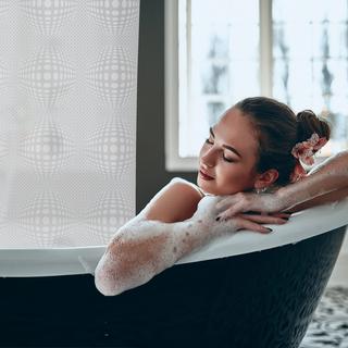 B2X Rideau de douche à motifs  