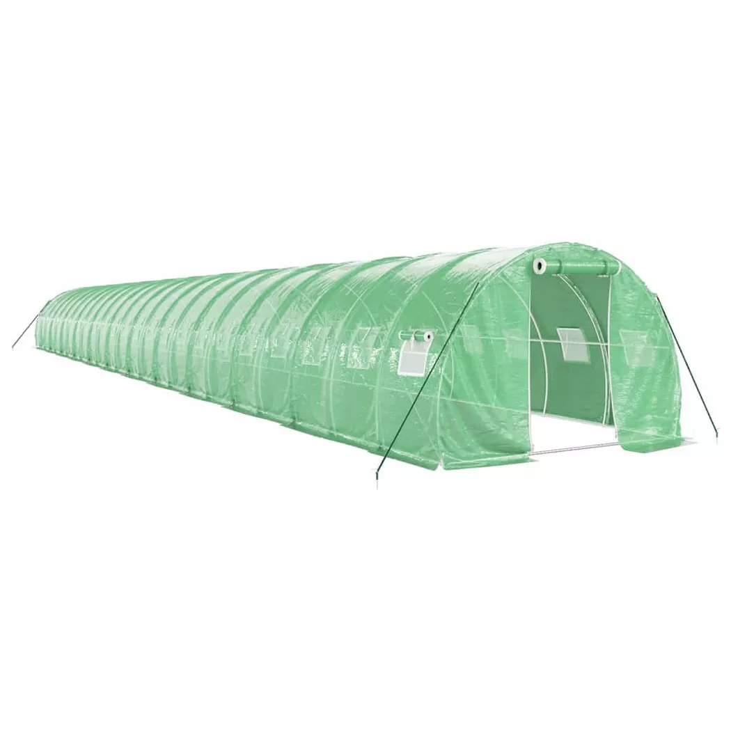 VidaXL - Gewächshaus polyethylen, One Size, Grün