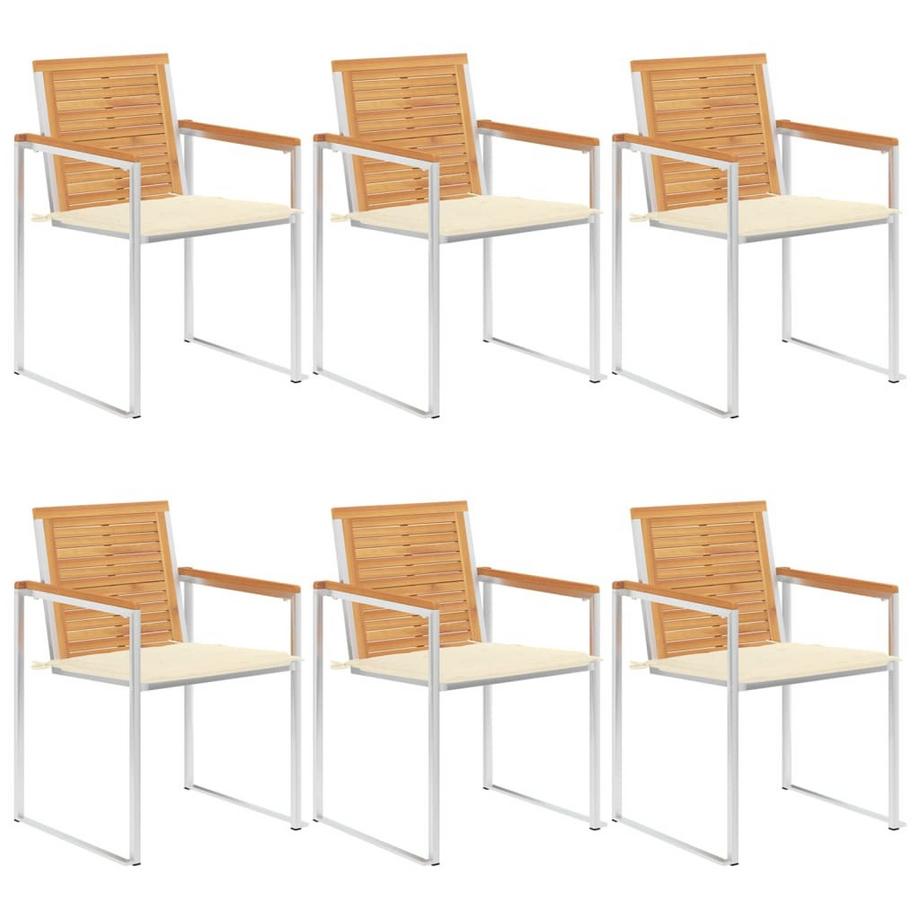 VidaXL Gartenstuhl teak  