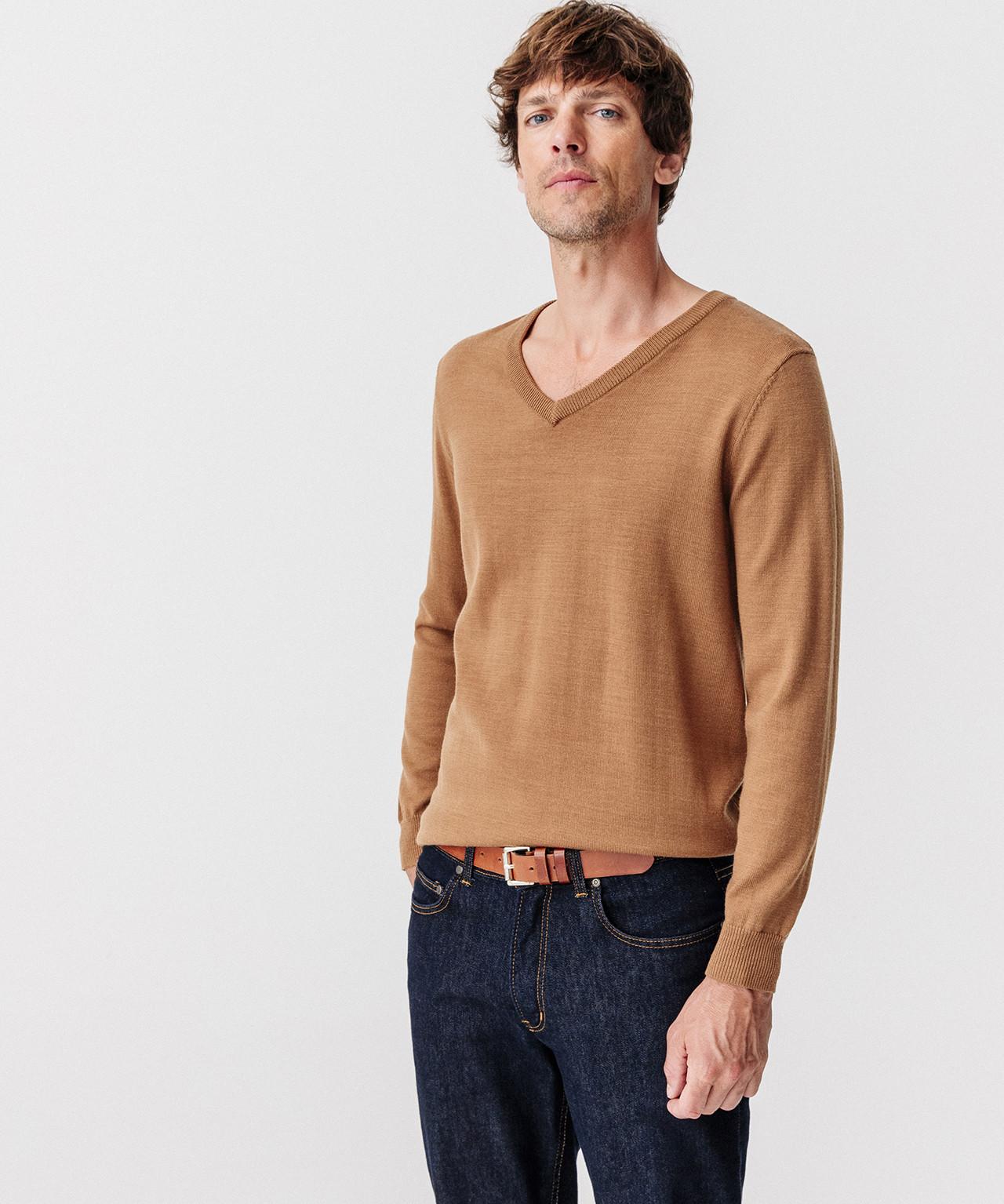 Image of Pullover Mit Thermolactyl. Unisex Camel S