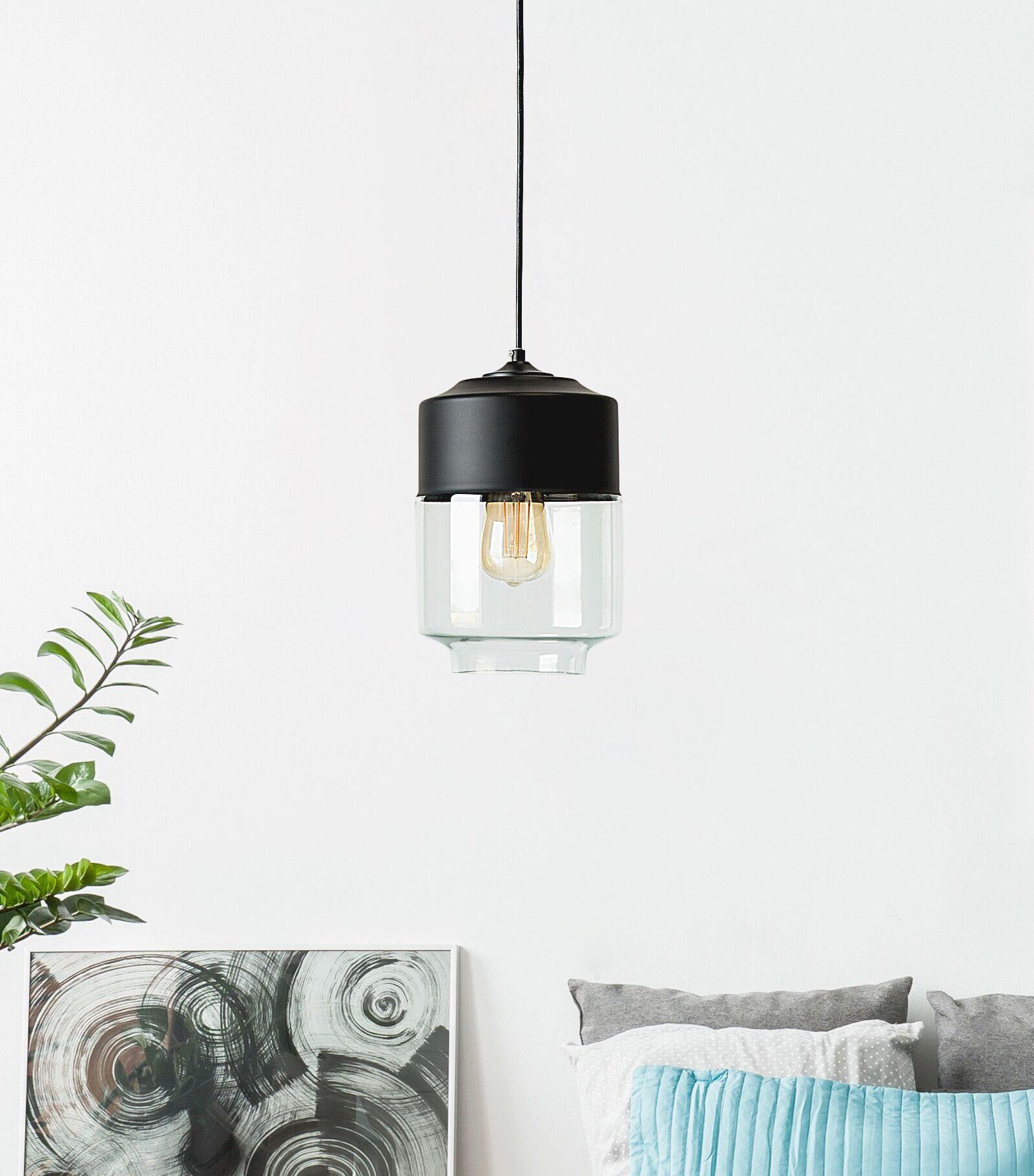 Beliani Lampe suspension en Verre Moderne JURUA  