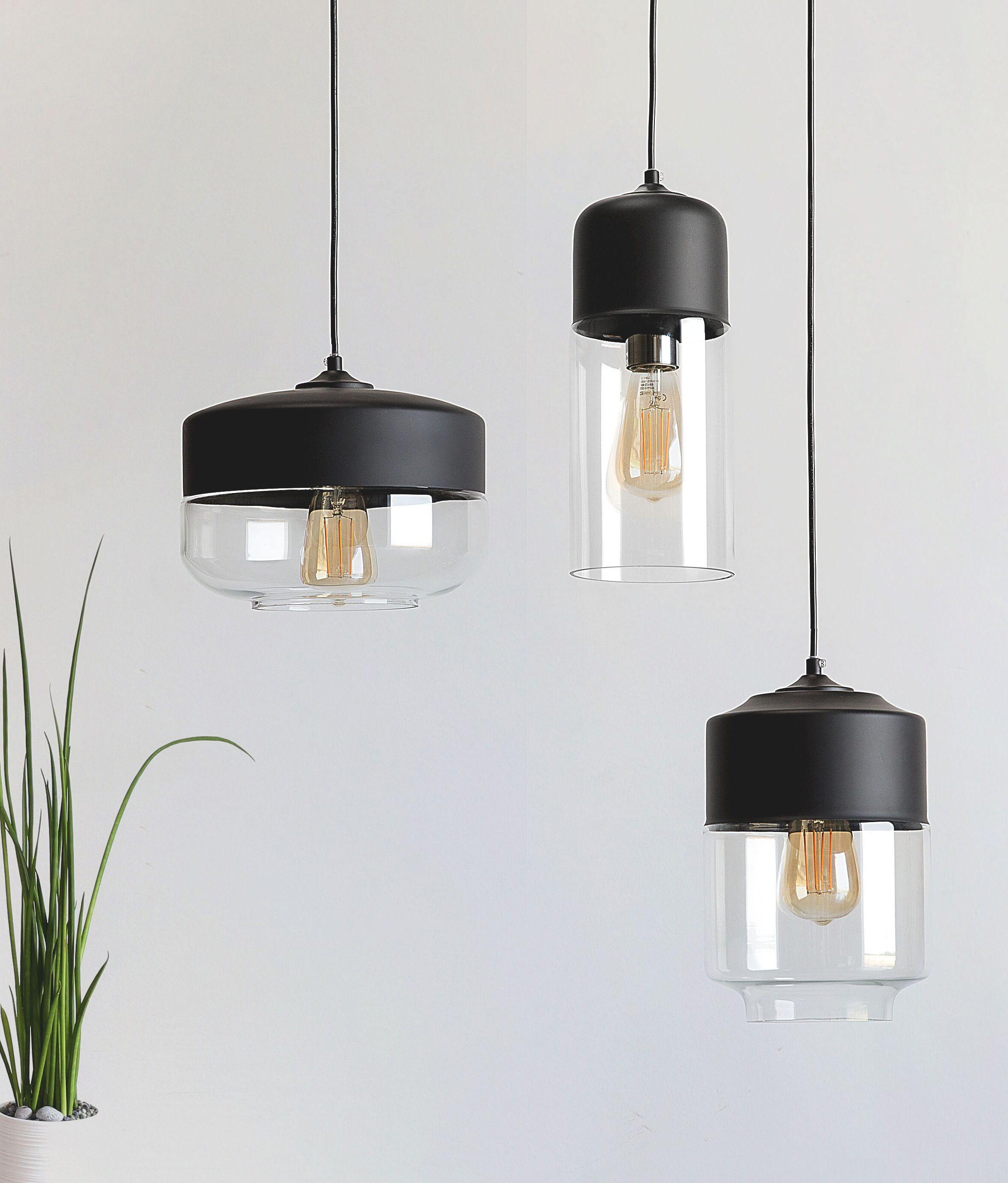 Beliani Lampe suspension en Verre Moderne JURUA  