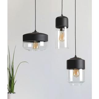 Beliani Lampe suspension en Verre Moderne JURUA  