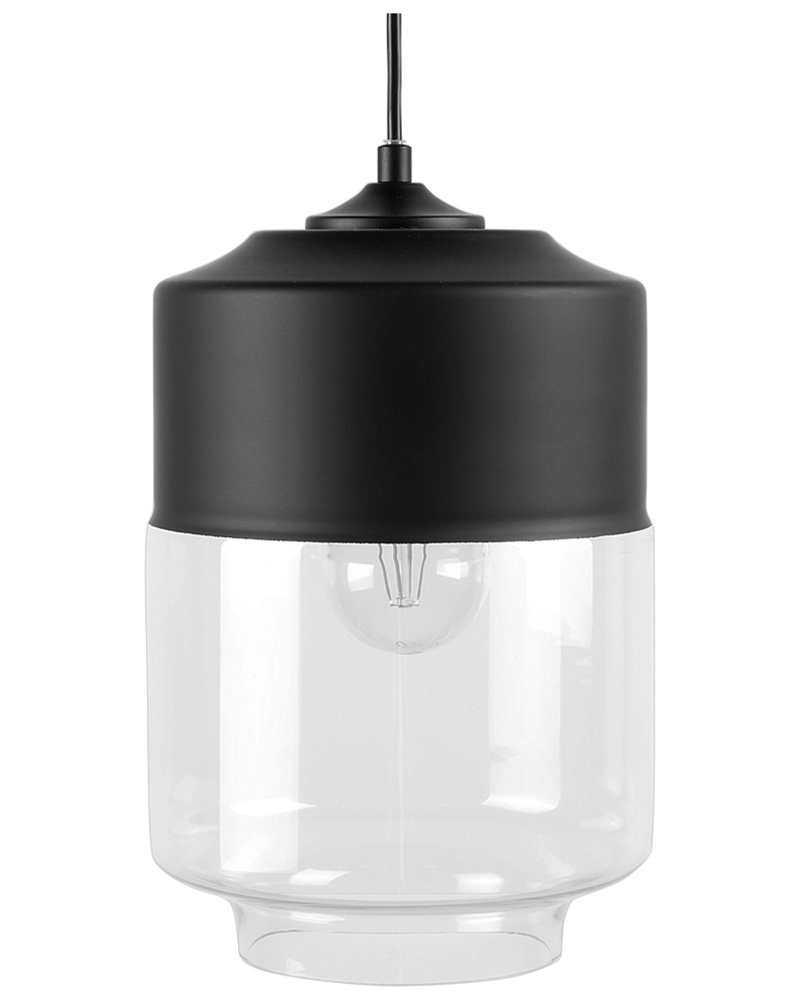 Beliani Lampe suspension en Verre Moderne JURUA  