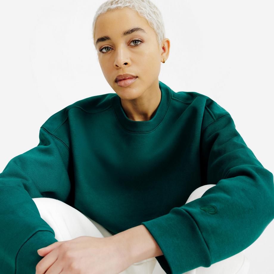 DECATHLON Sweat-shirt col rond en coton  