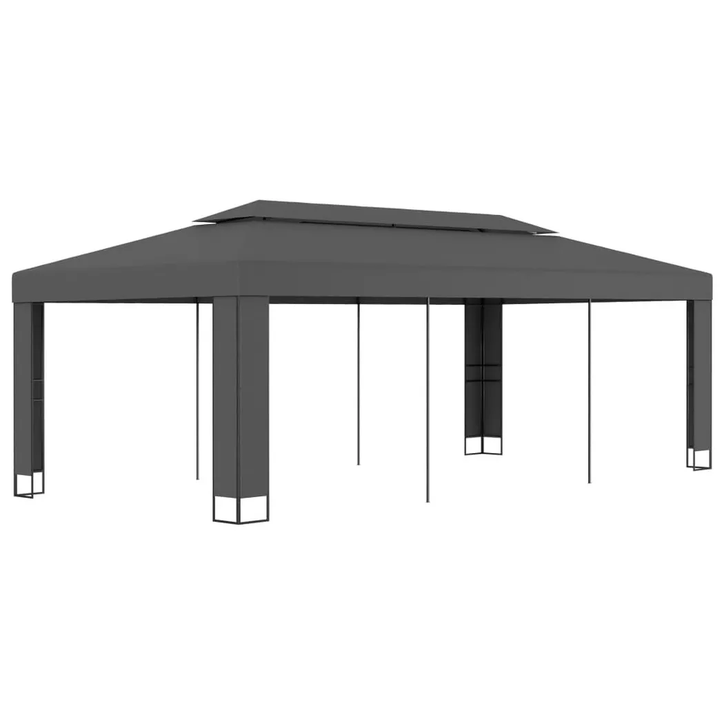VidaXL - tenda Tessuto, One Size, Grigio