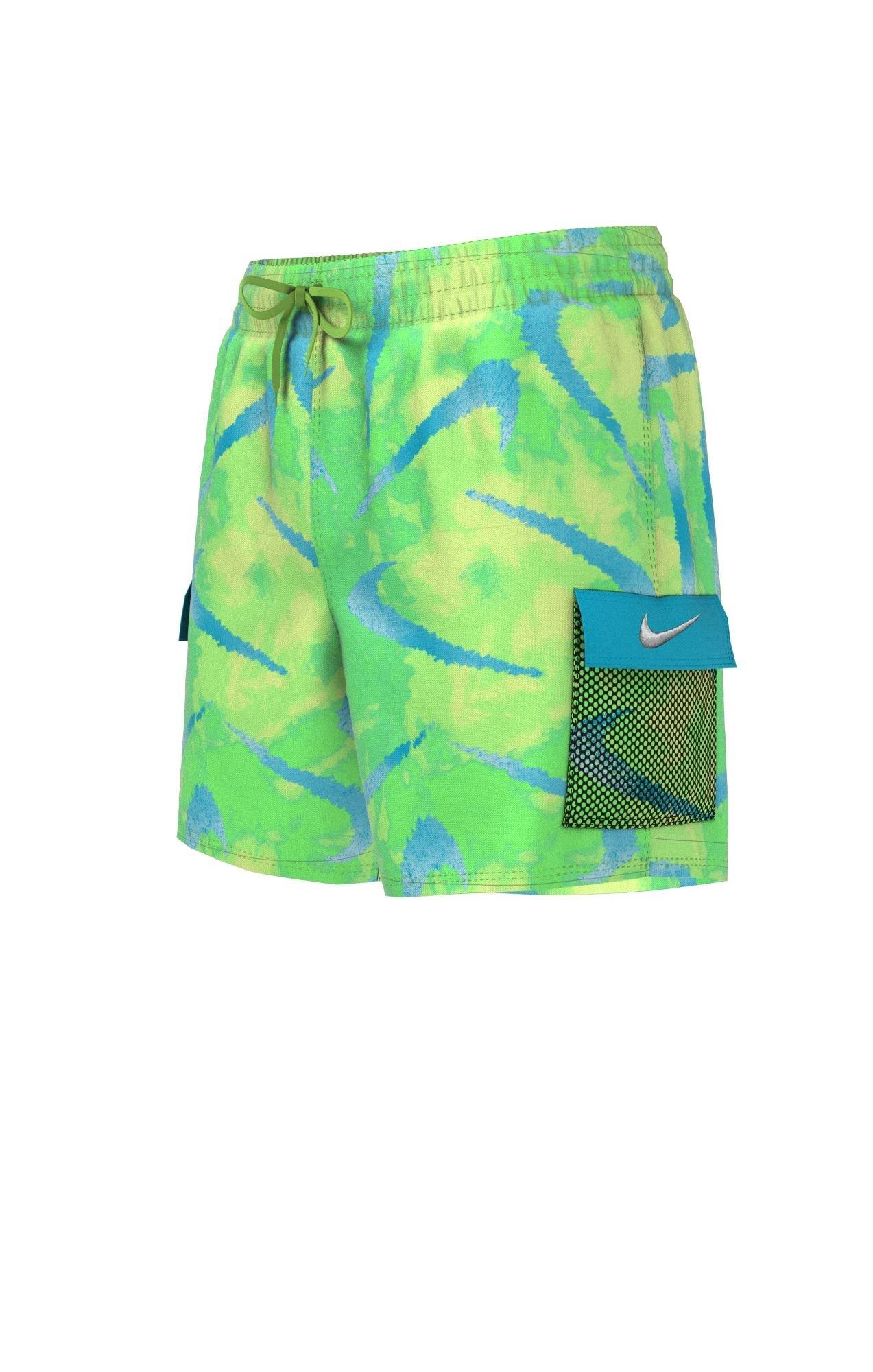 Image of Nike Tie Dye Swoosh 4" Volley Short Jungen Grün 146
