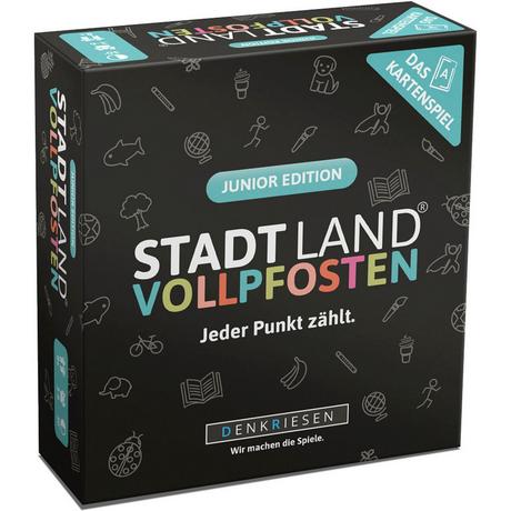 Denkriesen  Stadt Land Vollpfosten Kartenspiel Junior 