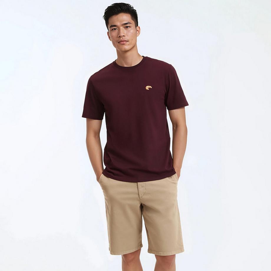 La Redoute Collections T-Shirt Regular Fit mit gesticktem Croissant  