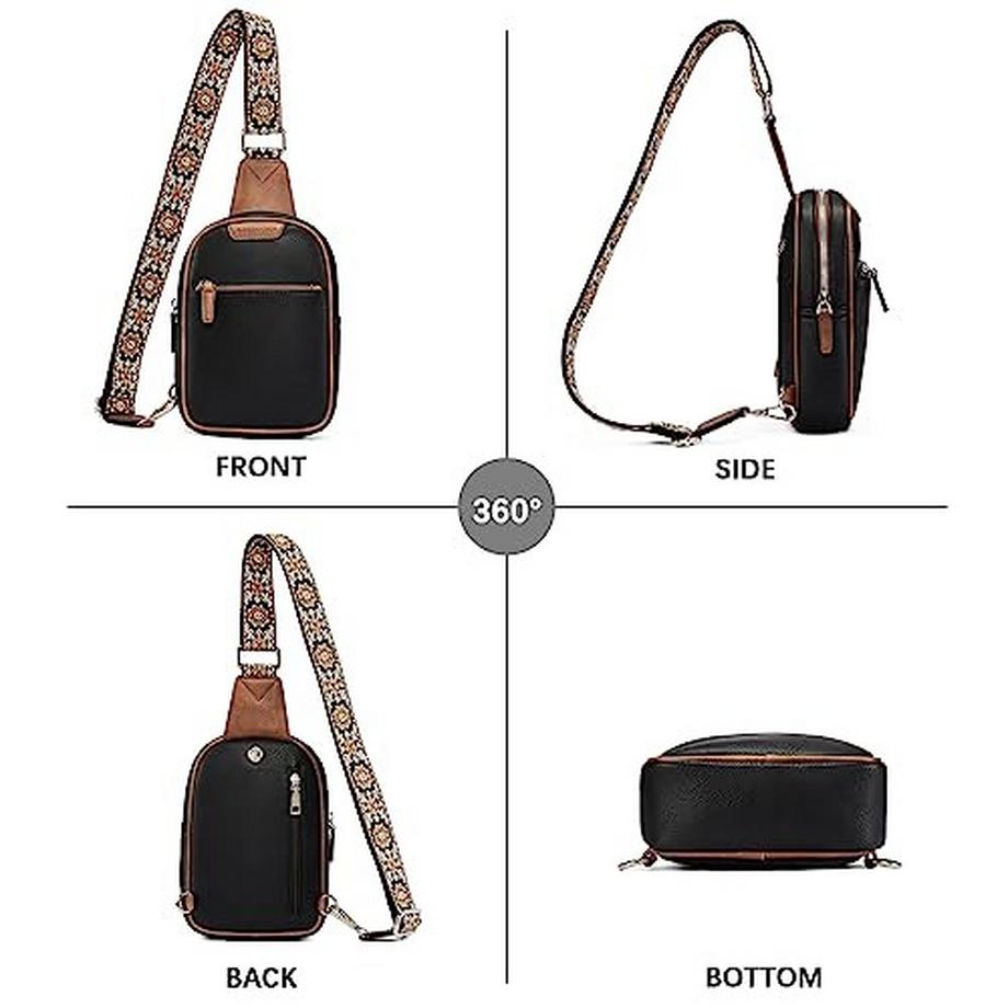 Only-bags.store Petit Sac Bandoulière Cuir Sac à Dos Polyvalent  