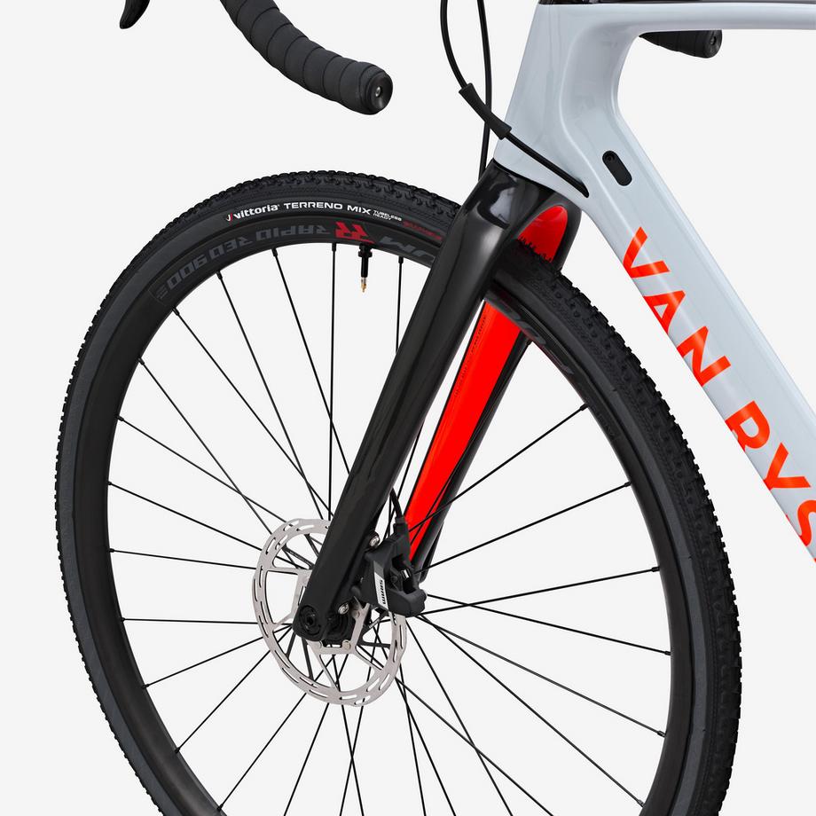 VAN RYSEL  Bicicletta cross telaio carbonio 