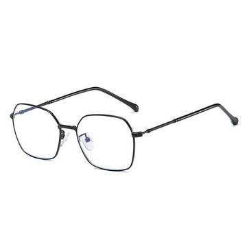 Anti-Blaulicht-Brille, rund - Schwarz