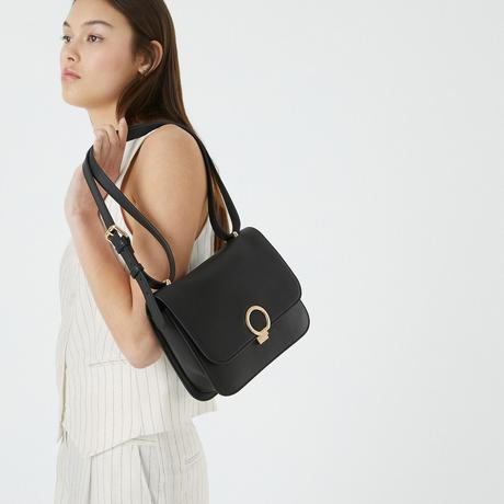 La Redoute Collections  Klassische Signature Tasche aus Leder 