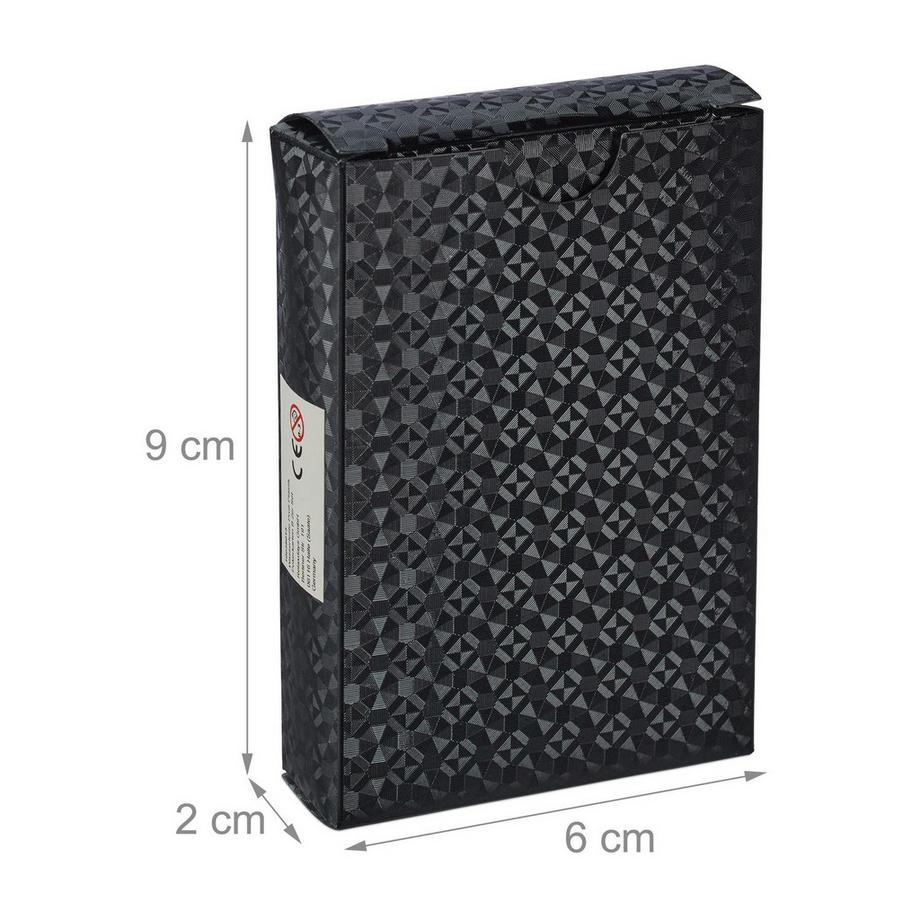 B2X  Cartes de poker imperméables 2 jeux 