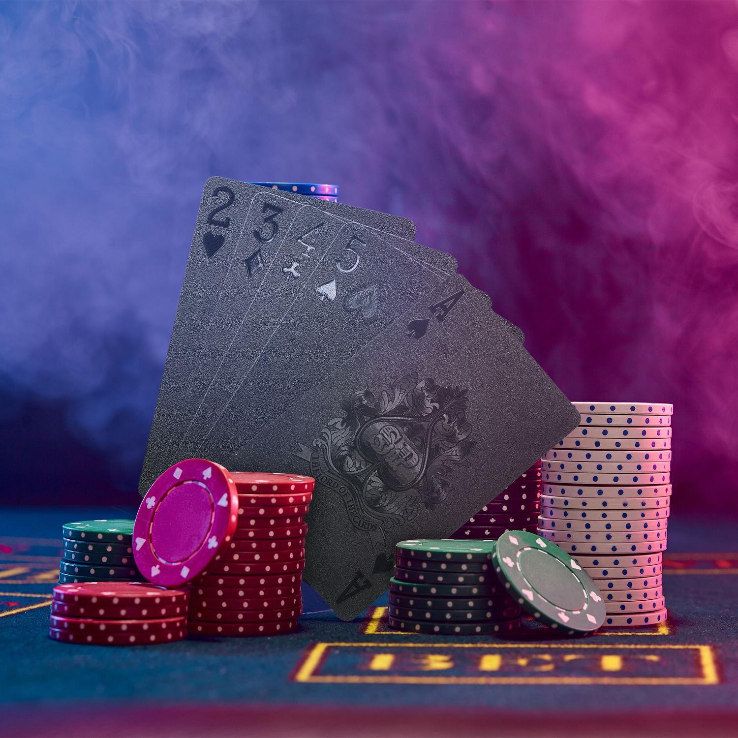 B2X  Cartes de poker étanches 2 jeux 