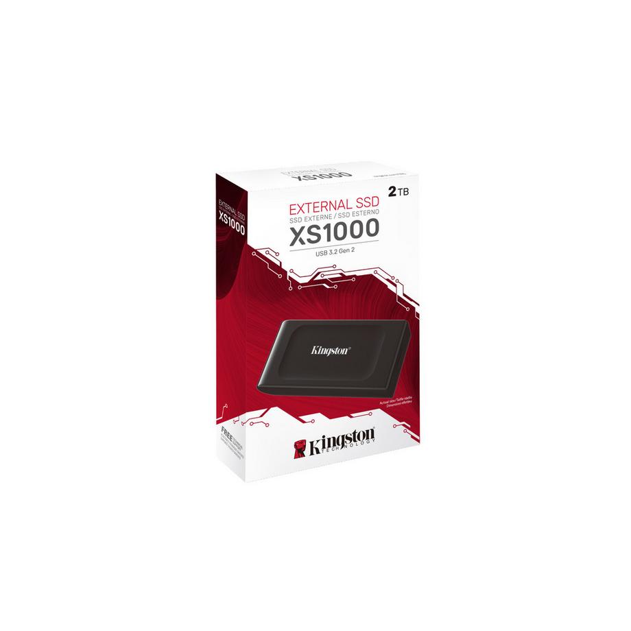 Kingston  Kingston XS1000 2 TB externe SSD – blitzschneller und kompakter Speicher 