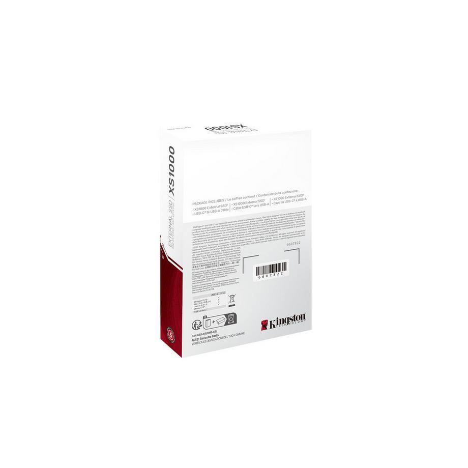 Kingston  Kingston XS1000 2 TB externe SSD – blitzschneller und kompakter Speicher 