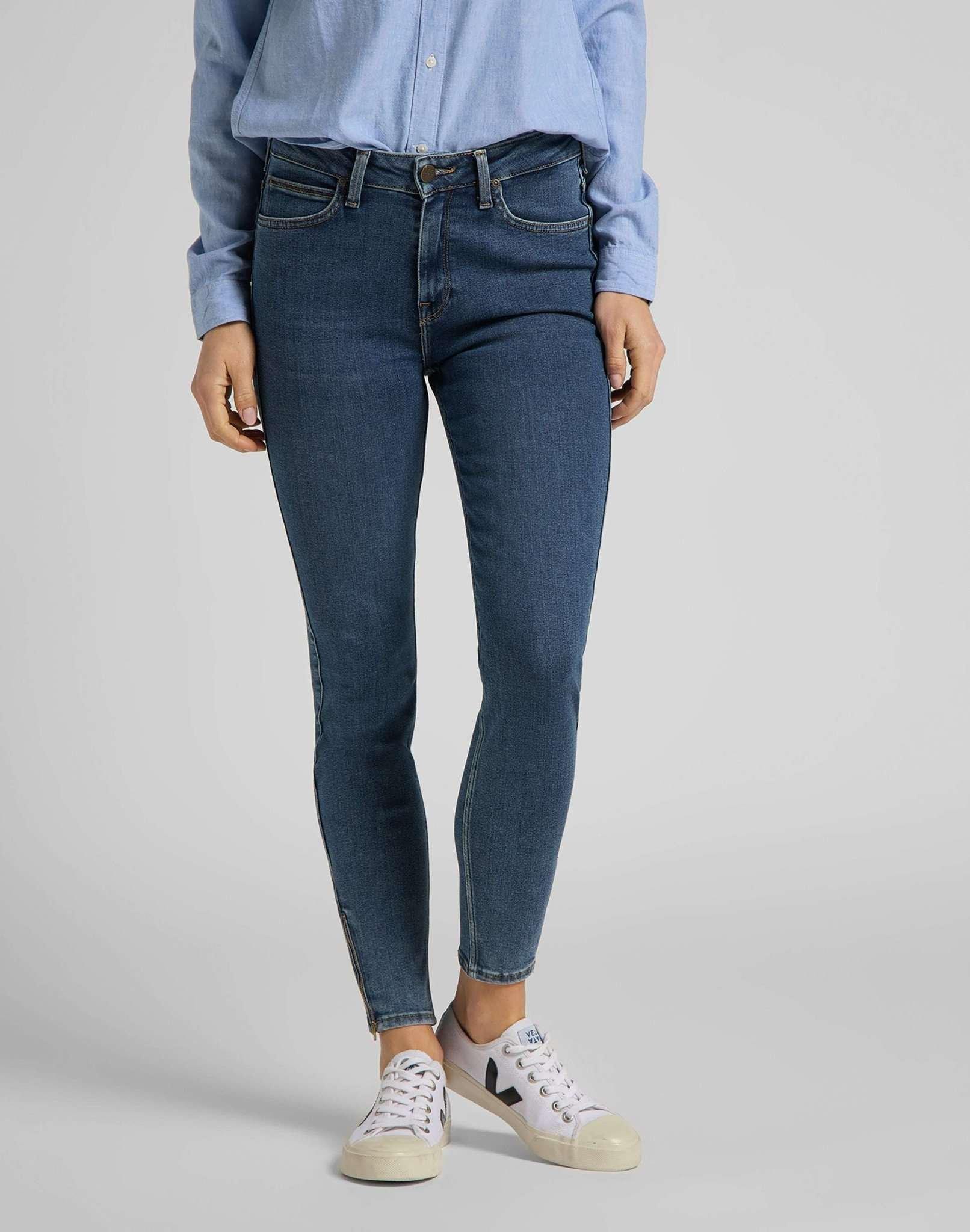 Lee  Scarlett High Zip Jeans 