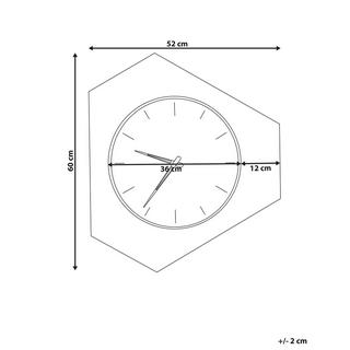 Beliani Wanduhr aus MDF-Platte Modern SAILON  