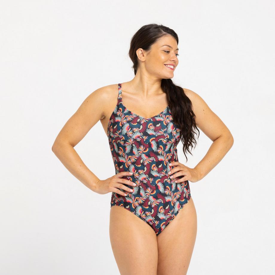 DECATHLON Maillot de bain 1 pièce - LILA  
