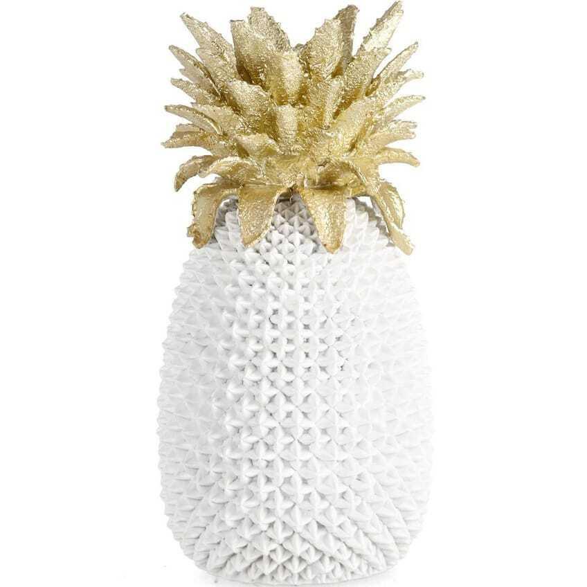 mutoni  Oggetto decorativo ananas Surabaya bianco 49 