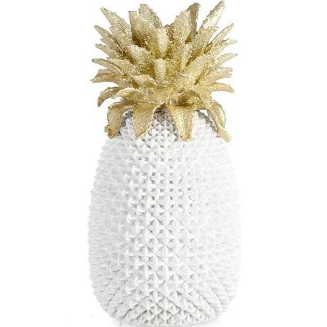 mutoni  Oggetto decorativo ananas Surabaya bianco 49 