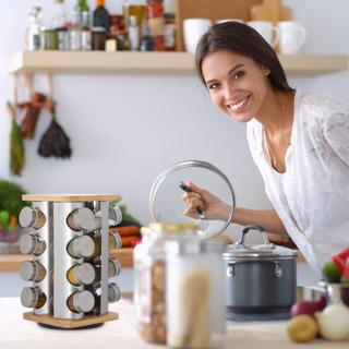 B2X Carosello rotante per spezie con 16 bicchieri  