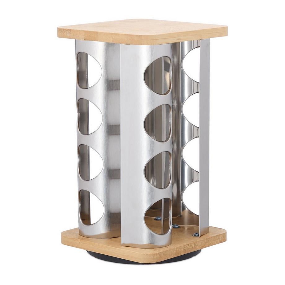 B2X Carrousel à épices rotatif avec 16 verres  