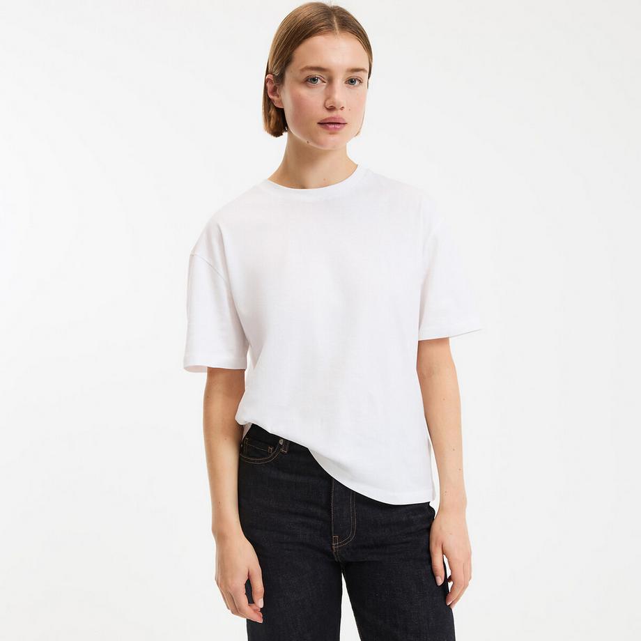 T-Shirt mit rundem Ausschnitt