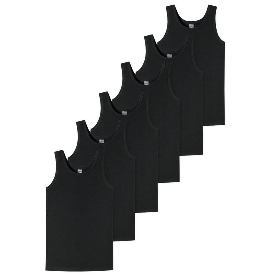 6er Pack Teens Boys - 95/5 Organic Cotton - Unterhemd