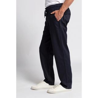 JP1880  Pantaloni basic di misto lino con cintura elastica 