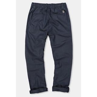 JP1880  Pantaloni basic di misto lino con cintura elastica 