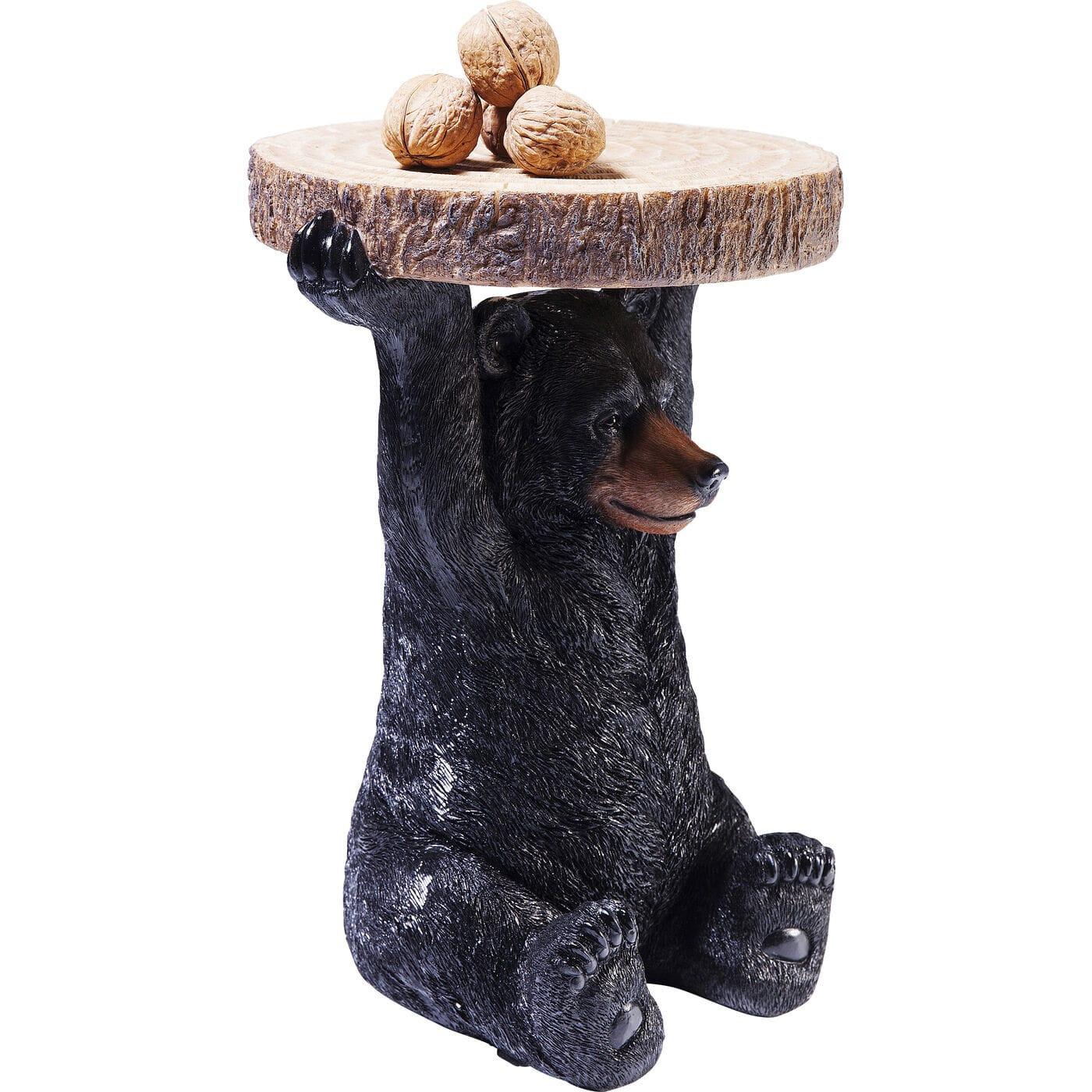 KARE Design Table d'appoint Animal Mini Bear ronde 23  